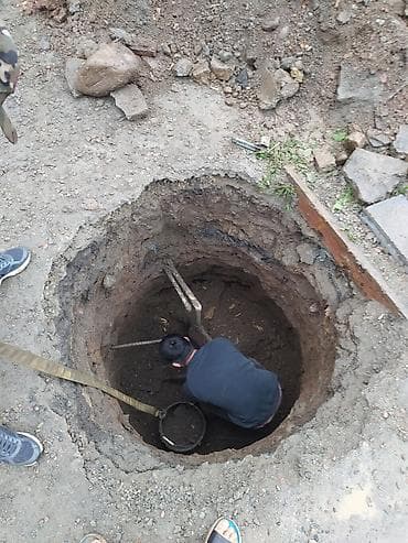 Сантехниктер: Земляные работы и монтаж колодцев/шахт - Ручная выемка грунта в — 1