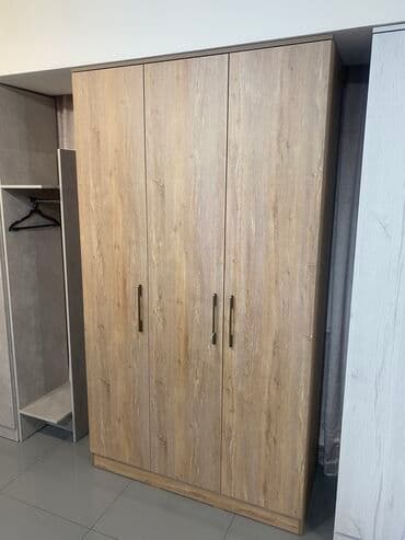 новые шкафы: Шкаф для одежды, Новый, Прямой, ЛДСП — 12