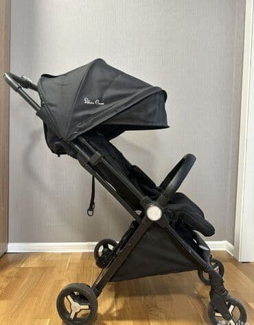 коляска prego: Коляска, цвет - Черный, Б/у — 1