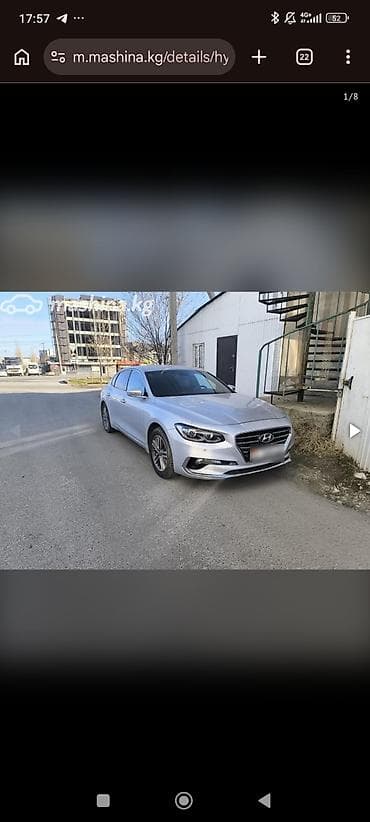 infinity qx: Hyundai Grandeur: 2019 г., 3 л, Газ, Седан — 2