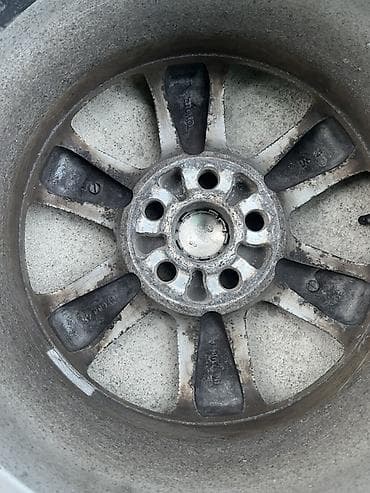 Литые Диски R 15 Toyota, Комплект, отверстий - 5, Б/у