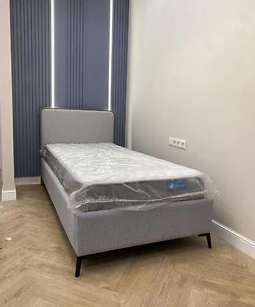 Дом и сад: Односпальная кровать, С мягким изголовьем, длина - 200 см — 3