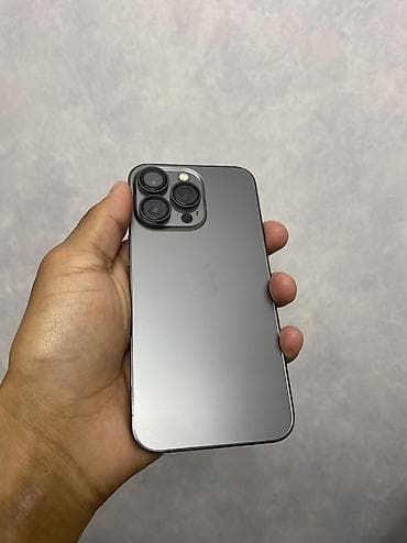 IPhone 13 Pro, Б/у, 128 ГБ, Natural Titanium, Зарядное устройство, Чехол, 100 %