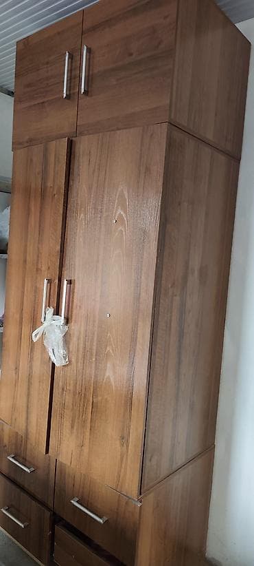 Шифоньер, шкаф для одежды, Прямой, ЛДСП