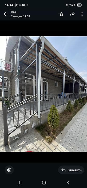 дома на иссык куле: 2 комнаты, 60 м² — 1