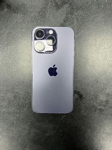 IPhone 14 Pro, Б/у, 256 ГБ, Deep Purple, Чехол, 89 %