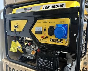 Бензиновый генератор ROLF TOP-9500E - Электрозапуск (ключ)