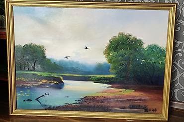 Продаю картину на холсте, работа маслом, 105 х 75, состояние отличное