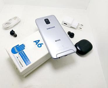 nokia 603: Samsung Galaxy A6, Б/у, 32 ГБ, цвет - Серебристый, 2 SIM — 6