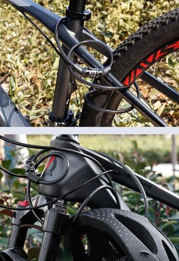 Велосипеды: 🚲 Замок для велосипеда толщиной 6 мм и длиной 1 м - ваш надежный — 5