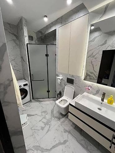 Батирлер: 3 бөлмө, 75 м², Асанбай мкр Элитка, 6 кабат, Евро оңдоо — 6