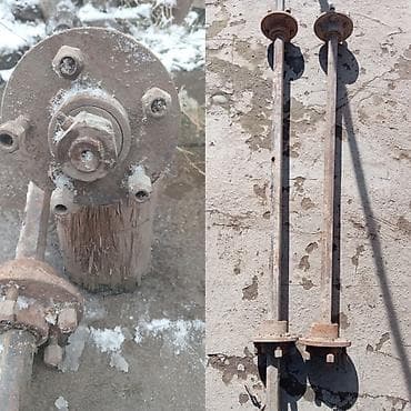 Транспорт: Полуоси с фланцами (пара) Описание: - Две стальные полуоси с — 2