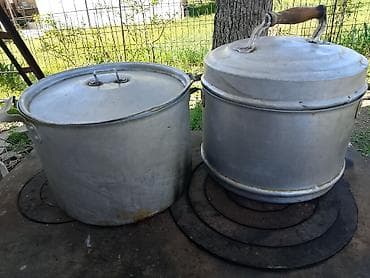 казан комоч: Мантыварка СССР пять листов, кастрюля 10 литр, в хорошем состоянии — 1
