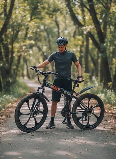 горный мото: Горный велосипед, Рама M (156 - 178 см), Сталь, Б/у — 1