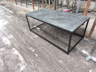 Офис столдору: Кеңсе үчүн үстөл, Жөндөлбөй турган, түсү - Кара, Тик бурчтуу, ЛДСП — 9