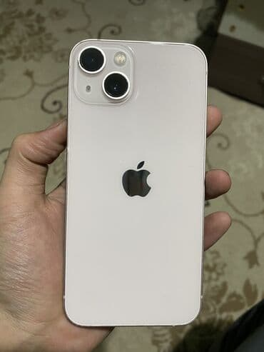 ТВ жана Видео: IPhone 13, Колдонулган, 128 ГБ, Rose Gold, Коргоочу айнек, Каптама, 100 % — 1