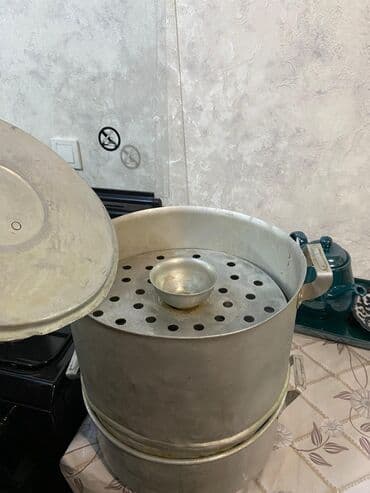 саат часы: Алюминиевая пароварка/каскан — 3