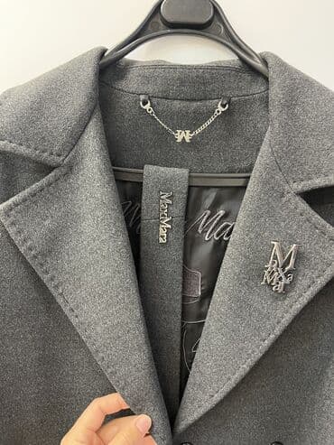 приму в дар вещи: Пальто, Классика, Осень-весна, Кашемир, Длинная модель, С поясом, L — 7