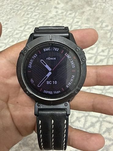 Спортивные смарт‑часы Fenix 6 Х(серия Fenix от Garmin, экран с
