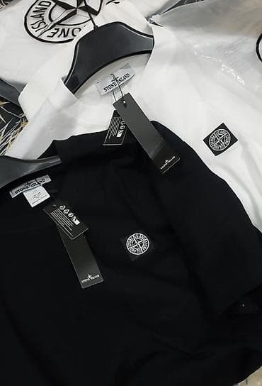stone island: Футболки Stone Island, размер L, XL базовые модели с фирменным — 2