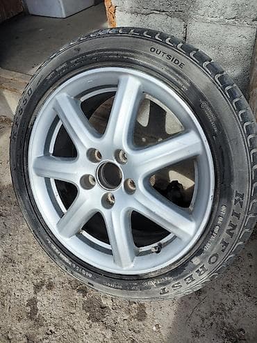 crv 2: Колеса в сборе 215 / 50 / R 17, Лето, Б/у, Комплект, Легковые, Литые, отверстий - 5 — 1