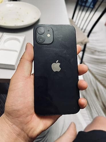 techno camon: IPhone 12, Б/у, 64 ГБ, Черный, Коробка, 76 % — 4