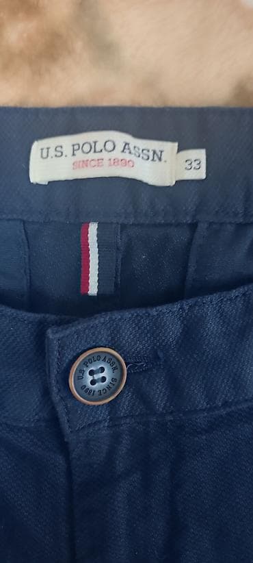 купить штаны поло: Мужские брюки, Us Polo Assn, Новый, цвет - Синий, Самовывоз — 2
