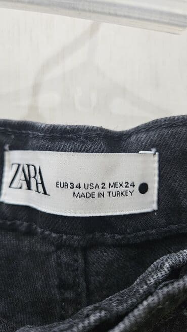 купить сумку шанель оригинал бу: Классные фирменные женские джинсы, 3 пары разного кроя, ZARA — 7