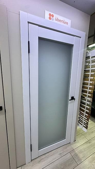 гибкий стекло: Межкомнатная дверь übertüre с матовым стеклом - Современный дизайн — 1