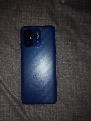 redmi note: Redmi, Redmi 12C, Б/у, 64 ГБ, цвет - Синий, 2 SIM — 1