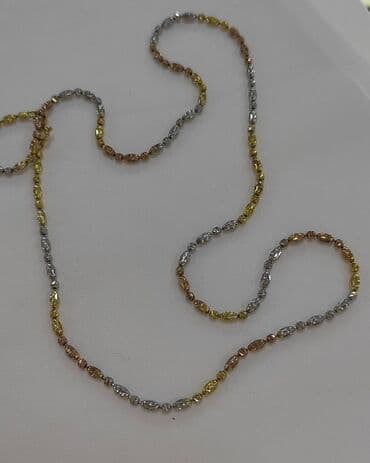 цепочка змейка золото: Серебро покрыто желтое и красное золото пробы 925 Длина от 40 до 60см — 4