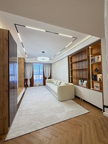 2 бөлмө, 84 м², Элитка, 14 кабат, Дизайнердик ремонт