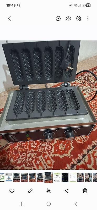 studio display: Профессиональная электрическая машина для выпечки «корн-догов»/вафель — 1