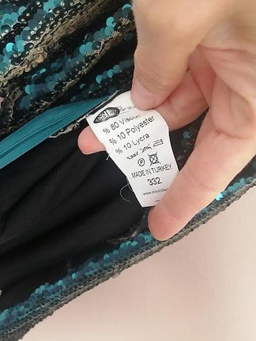 оптовая: Вечернее платье, Коктейльное, Короткая модель, С рукавами, Стразы, M — 7