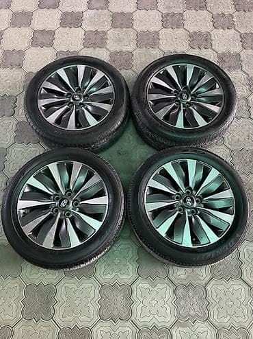 Литые Диски R 17 Hyundai, Комплект, отверстий - 5, Б/у