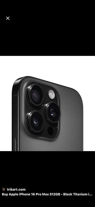 акумулятор на айфон: IPhone 16 Pro Max, Б/у, 256 ГБ, Черный, Коробка, 92 % — 3