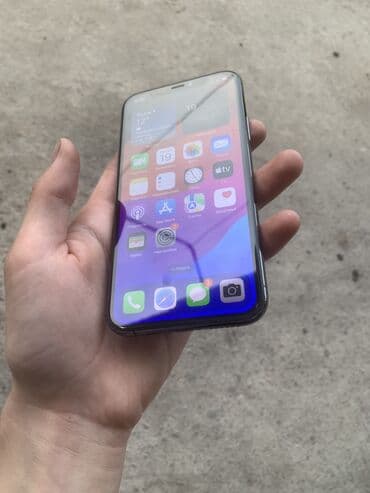 телефон айфон бишкек: IPhone 11 Pro, Колдонулган, 64 ГБ, Black Titanium, Кулакчындар, 72 % — 10