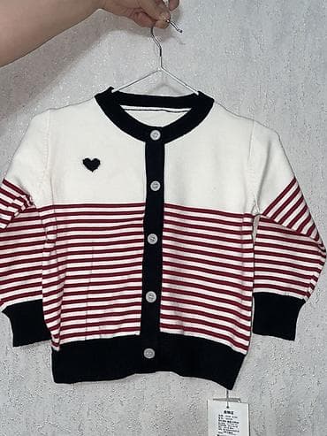 Балдардын башка кийимдери: Детская одежда номер для связи 1) Зеленый свитер с высоким — 7