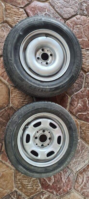 Колеса в сборе R 13, Б/у, Легковые, Железные, отверстий - 4 at lalafo.kg Колеса в сборе R 13, Б/у, Легковые, Железные, отверстий - 4