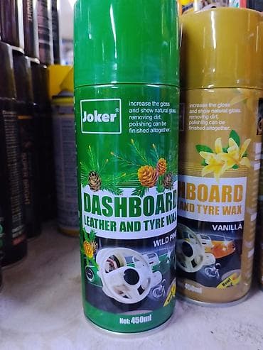полироль восковой: Аэрозольный воск для панели, кожи и шин Joker, аромат Wild Pine. - — 1
