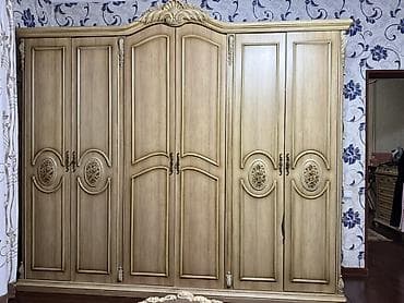 столешница кухонная: Спальный гарнитур, Б/у, МДФ, Самовывоз, цвет - Желтый — 1