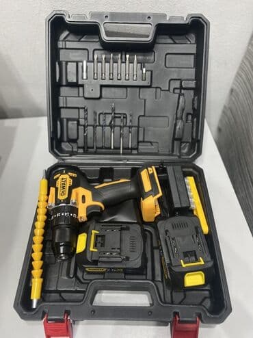 шуруповерт беспроводной: Шуруповёрт DeWALT Полный комплект Доставка бесплатная Адрес: Манаса — 3