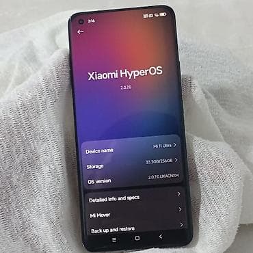 Техника и электроника: Xiaomi, Mi 11 Ultra, Б/у, 256 ГБ, цвет - Черный, 1 SIM, 2 SIM — 2