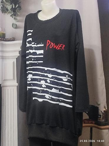 pull and beer: Повседневное платье, Короткая модель, Трикотаж, Оверсайз, Стандарт — 4