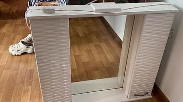 зеркала для ванн: Шкаф для ванной, С зеркалом, ЛДСП — 5