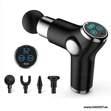 массаже: Мышечный массажер для тела Fascial Gun X3, Массажный пистолет Доставка — 5