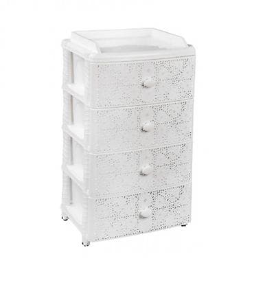 задаю: Комод широкий "Лаура" 4-х секционный производство Россия Цвет(белый — 4