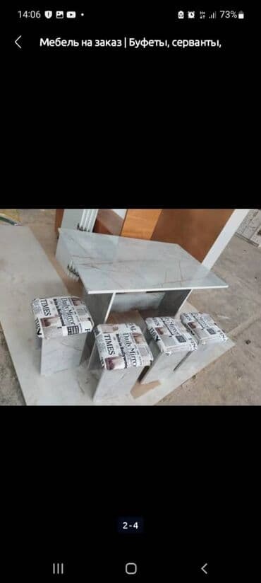 офисный мебель бишкек: Мебель на заказ, Кухня, Стол — 2