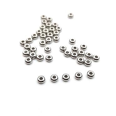 any cast: Бусины из нержавеющей стали круглые, вакуумное гальваническое — 2