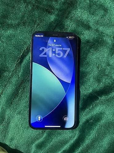 IPhone 12, Б/у, 64 ГБ, Черный, Чехол, 72 %